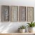 3D Wooden Floral Bathroom Wall Decor (Set of 4) Lightweight, Ready-to-Hang Framed Wall Art For Living Room, Bedroom, or Office – Premium Boho Botanical Farmhouse Decorations – Gift-Boxed