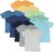 HonestBaby Baby Toddler & Kids’ 100% Organic Cotton Short Sleeve T-Shirts (10-Pack)