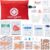 PTEROMY 150 Piece Mini First Aid Kit, Portable Small Emergency Kits Compact 1st Aid Kit for Car, Travel, Home, Camping, Outdoor, Hiking