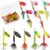 Spinner Baits Bass Lures Rooster Feather Tail Trout Lures Hard Metal Inline Spinner Bait Fishing Lure for Bass Salmon Trout