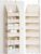 Criusia Over the Door Organizer, 6-Shelf Closet Hanging Storage with 13 Mesh Pockets, 55lbs Capacity Behind the Door Storage for Baby Nursery, Bathroom, Bedroom, and Dorm, Beige