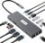 Acer Docking Station 3 Monitors with 3 HDMI, 13-in-1 USB C Hub for Laptop with 4K@60Hz HDMI, 1 Gbps Ethernet, 10Gbps Data, 100W PD, SD/TF, Laptop Dock for Acer, XPS, Spectre, Surface, Mac
