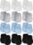 Newcotte 12 Pairs Adjustable Preemie Baby Mittens No Scratch Newborn Cotton Breathable Gloves Warm Mitts for Boys Kids