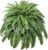Large Artificial Fern for Outdoors, 100 Branches Fake Ferns Artificial Plants, Large Faux Ferns Outdoor Plants, Suitable for Planter Garden Porch Living Room Decor