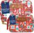 Keep Going Travel First Aid Kit Bundle of 2 Kits, First Aid Kit for Car, Home, Dorm, & Boat with Latex-Free Bandages – Travel Kit Bundle for Families