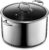 HexClad 12 Quart Hybrid Nonstick Stock Pot with Lid, Dishwasher Safe, Induction Ready, Compatible with All Cooktops