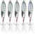 Fishing Spoon Lures, Hard Metal Spoon Fishing Lures Casting Trout Spoons with Treble Hook Jigging Spoon Bait for Bass Pike Trout Walleye Salmon Saltwater Freshwater