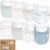 KeaBabies 8-Pack Organic Baby Bibs for Drooling and Teething (Vessels) | Soft Cotton Bibs for Baby Girl, Boy, Extra Absorbent, Easy to Clean & Put On, Toddler, Newborn, Infant 0-24 Months