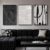 Large Framed Black and White Wall Art for Living Room, 3 Piece Abstract Canvas Prints Paintings, Modern Minimalist Artwork for Walls, Pictures Wall Decor for Office Dining Room Bedroom, 24×36 In