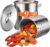 VEVOR Stainless Steel Stockpot, 42 Quart Large Cooking Pots, Cookware Sauce Pot with Strainer, Lid, and Handle, Heavy Duty Commercial Grade Stock Pot, Sanding Treatment, for Large Groups Events Silver