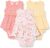 Amazon Essentials Baby Girls’ Sleeveless Bodysuit Dress, Pack of 3