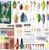 FONMANG 322-Piece Fishing Lures Kit – Buzz Bait/Spinner Baits/Jig/Frog, Fishing Tackle Box with Tackle Included, Soft Bait/Hooks/Weights, Fishing Gear Lure Kit Gift for Men Freshwater Bass Trout
