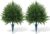 Grooy Artificial CedarTopiary Bushes for Outdoors with Spike, Set of 2 Cypress Topiary Trees with UV Resistant, Outdoors Fake Shrubs Faux Plants for Front Porch Indoor Outdoor Decor