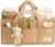 PeraBella Diaper Caddy Organizer for Changing Table, Storage Basket for Wipes, Gift for Baby Shower, Car Organizer, Nursery Organizer, Portable Storage