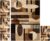 Home Dynamix Tribeca Jasmine Modern Area Rug, Abstract Brown/Beige 3 Piece Set