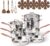 CAROTE 21pcs Tri-Ply Stainless Steel Cookware Set, Pots and Pans Set, Non Toxic Induction Kitchen Cooking Sets, Gold