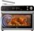 Typhur Sync Oven with Smart AI Wireless Meat Thermometer Probe, 12‑in‑1 Countertop Air Fryer Toaster Oven Combo, 360° Turbo Convection, Dehydrator, Recipe & 5 Accessories, Large 27QT, Stainless Steel