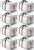 HOMESURE Supports 200lbs Heavy Duty Moving Bags – Strong Zipper & Wrap-Around Handles – Water-Resistant Storage Totes, Durable Alternative to Moving Boxes – 8 Pack – Semi-Transparent