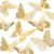 SAOROPEB 3D Butterfly Wall Decor – 48 Pcs, 4 Styles, 3 Sizes, Gold Butterfly Decorations for Birthday & Party Celebrations, Removable Stickers