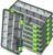 Ramede 6 Pcs Fishing Tackle Boxes Waterproof Airtight Plastic Tackle Box Organizer Transparent Fishing Tackle Storage with Adjustable Dividers for Terminal Tackle Lure Bait Hook(Large)