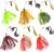 Fishing Lures Spinnerbaits,6/12pcs Bass Fishing Lures Weedless Spinner Baits Bass Lures Multicolor Buzzbaits Skirts Jigs for Bass Trout Walleye Pike Salmon Fishing