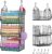 X-cosrack 3-Tier Hanging Closet Organizer, Laundry Room Organization | Space Saving Shelves with 1.65″ Hook & 5 S-Hooks | Hanging Wire Baskets (12.4″ W x 8.8″ H x 10.24-11.8″ D)
