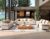 SUNSHINE VALLEY 3 Piece Living Room Sofa Furniture Set, Corduroy Modular 2 Loveseat and 3-Seat Couch with Pillow, Oversized 7-Seat Modern Sectional Cloud Deep Sofa for Apartment, Beige