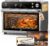 Typhur Sync Oven with Smart Wireless Meat Thermometer Probe, 12‑in‑1 Countertop Airfryer Toaster Oven Combo, 360° Turbo Convection, Dehydrator, Recipes & 5 Accessories, Large 27QT with Extra Wire Rack