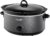 Crock-Pot 7-Quart Manual Slow Cooker, Family Size Serves 8+ People & Fits 6-lb Roast, Removable Stoneware with Warming Setting, Dishwasher Safe for Easy Cleanup, Charcoal