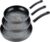 T-Fal Ultimate Hard Anodized Nonstick Fry Pan Set 3 Piece: 8, 10.25, & 12 Inch, Oven Broiler Safe 400F, Kitchen Cookware Set, Pots and Pans Set Non Stick, Frying Pans, Skillets, Dishwasher Safe, Onyx