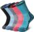 DoSmart Merino Wool Hiking Socks for Women Men Thermal Winter Warm Moisture Wicking Boot Work Cushion Gift Socks 5 Pairs