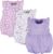 Onesies Brand Baby Girls 3-Pack Romper