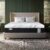 Life Balance Queen Hybrid Mattress 12 Inch, Made in USA, Medium, Copper Gel Memory Foam， Hypoallergenic & Odorless, Motion Isolation & Pressure Relief, Mattress in a Box