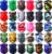 Tarpop 12/30 Pcs Neck Gaiters Scarf Elastic Wrap Headband Sweat Absorbing Bandana for Women Men Sports Yoga Running