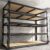 48″ W Garage Shelving Heavy Duty 3080LBS Garage Storage Shelving, 5 Tier Adjustable Metal Shelving Unit Utility Rack Shelf for Warehouse, Pantry, Closet, Kitchen 72″ H x 48″ W x 24″ D,Industrial，Black